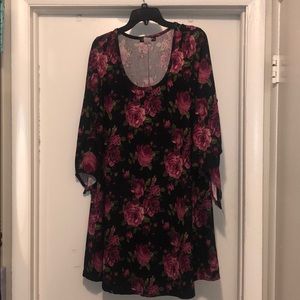 Floral mini dress